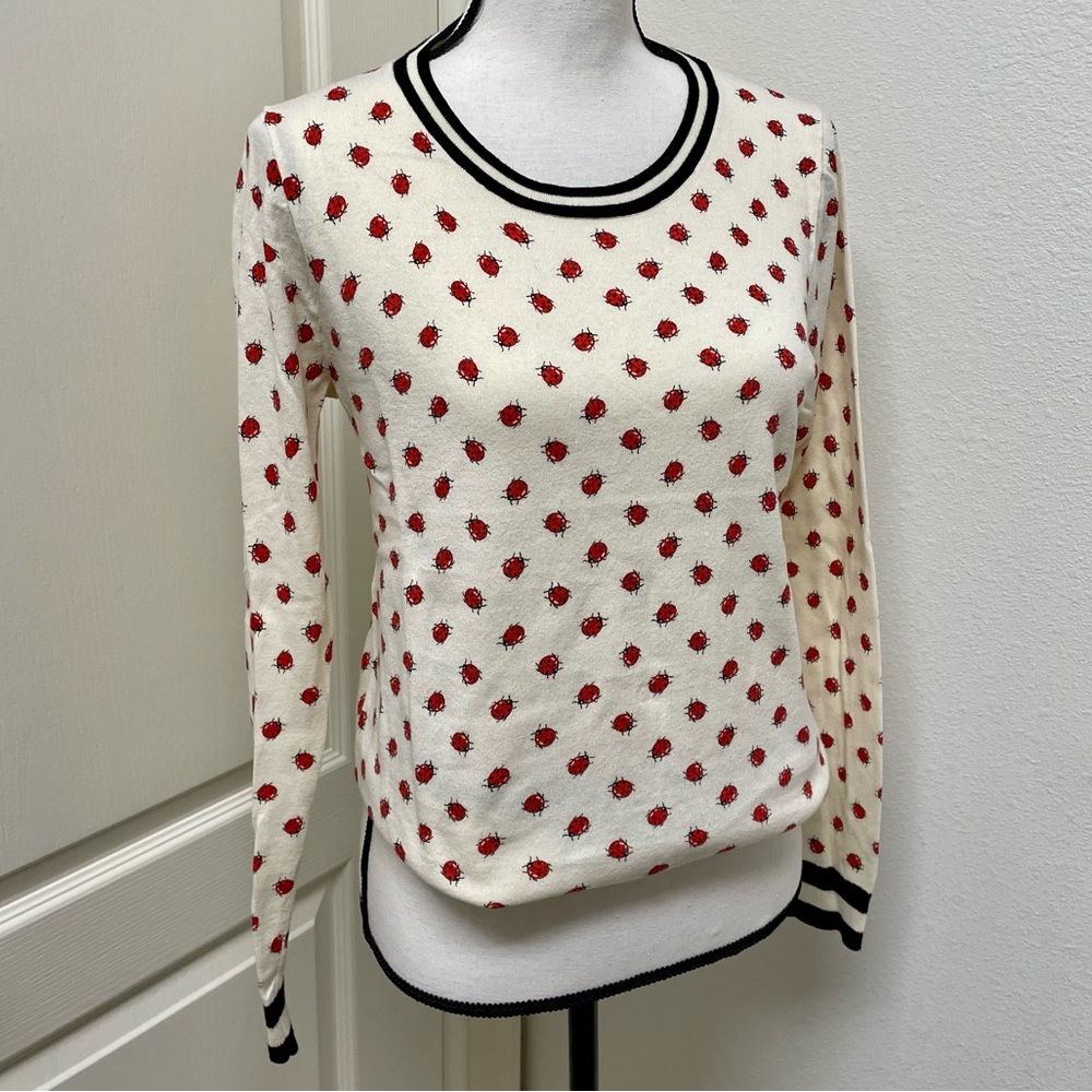 J.Crew Ladybug Sweater, Sz. M